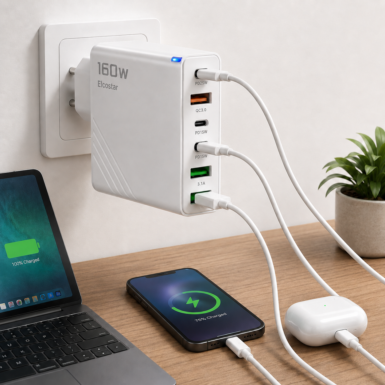 Multi-port USB Adapters - Charge multiple devices at the same time!