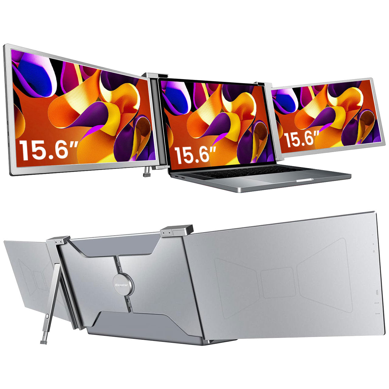 Draagbare Monitor Tri-Screen 15,6 inch