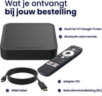 RockTek GT1 Streaming Box - Google TV - Dolby Atmos - 4K UHD & HDR