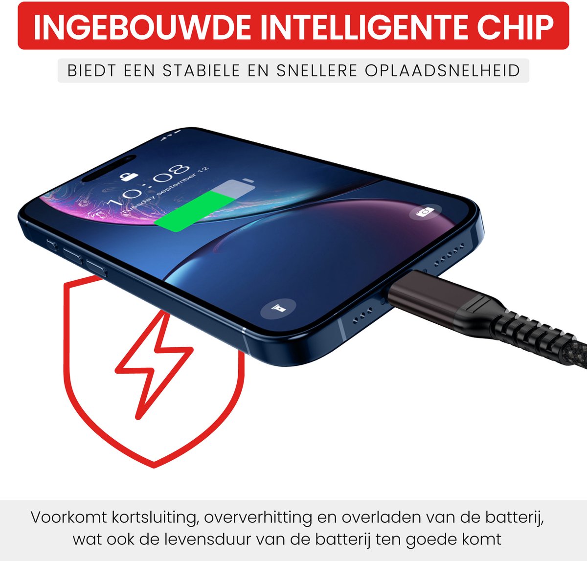 USB C 100W Kabel & Snellader