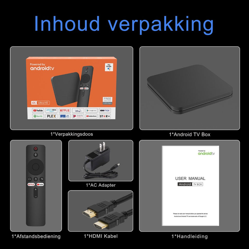 Android TV Streaming Box - 4K UHD & HDR
