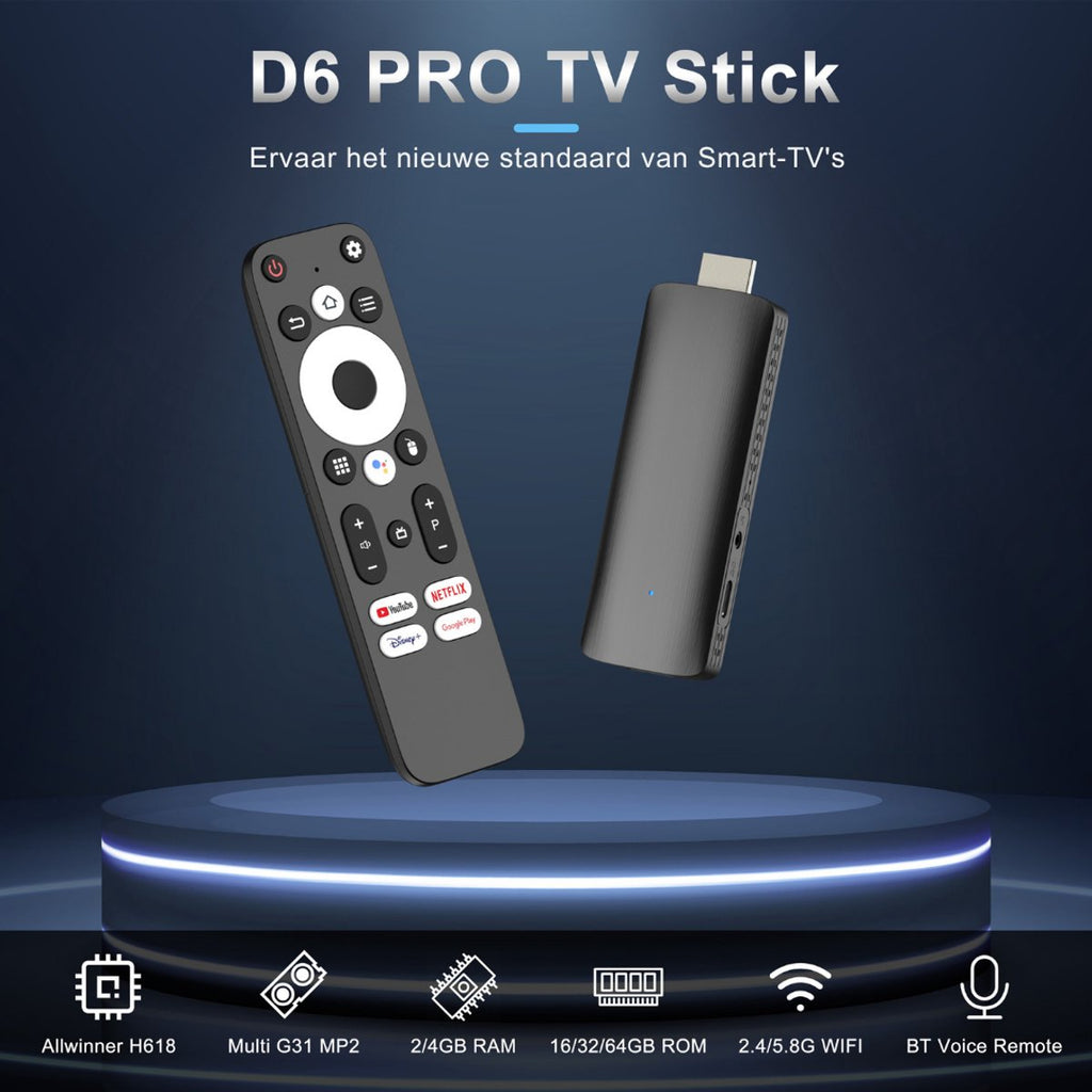Android TV Streaming Stick - 4K UHD & HDR