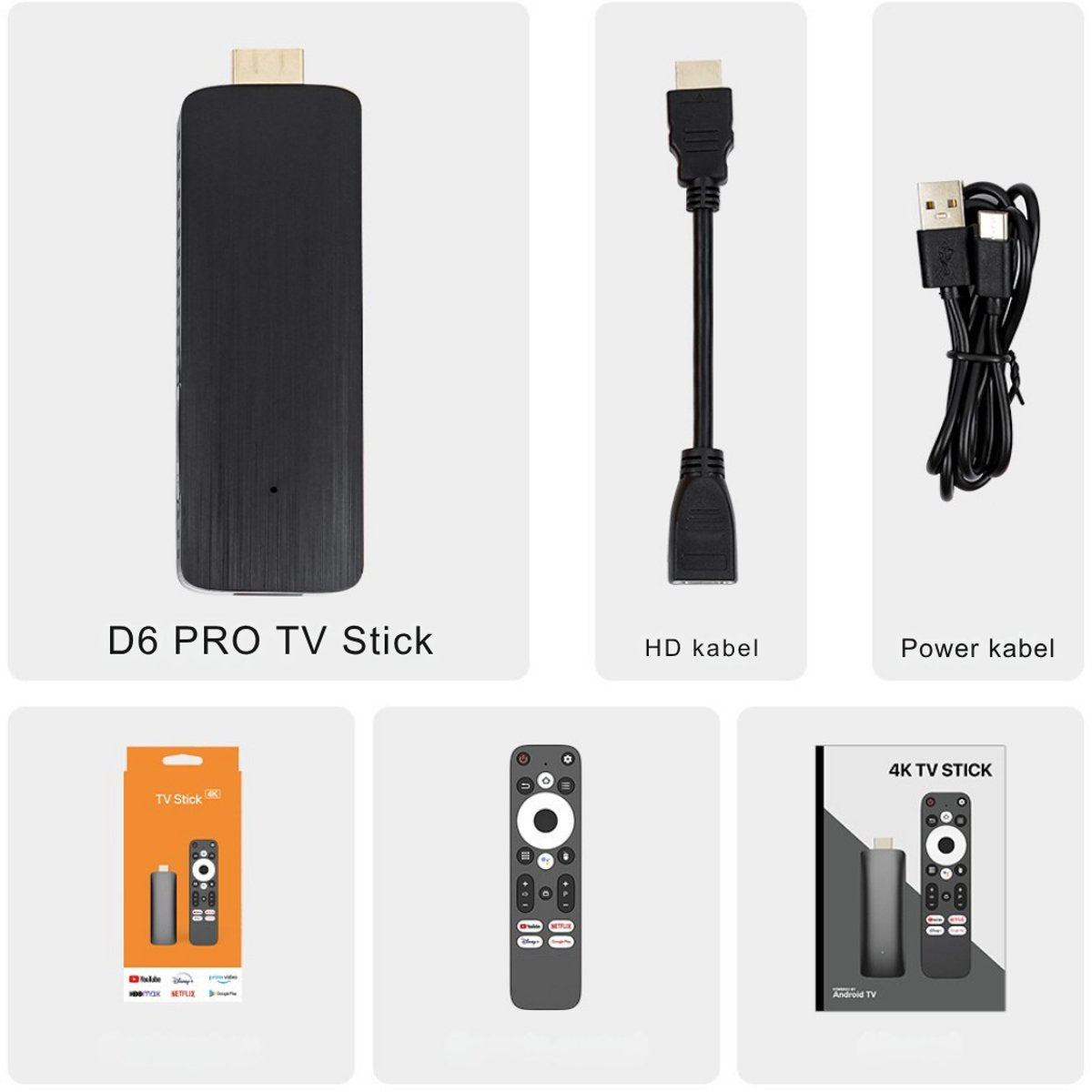 Android TV Streaming Stick - 4K UHD & HDR