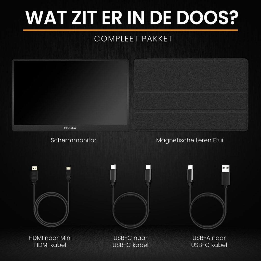 Portable Monitor Touchscreen 15.6 inch
