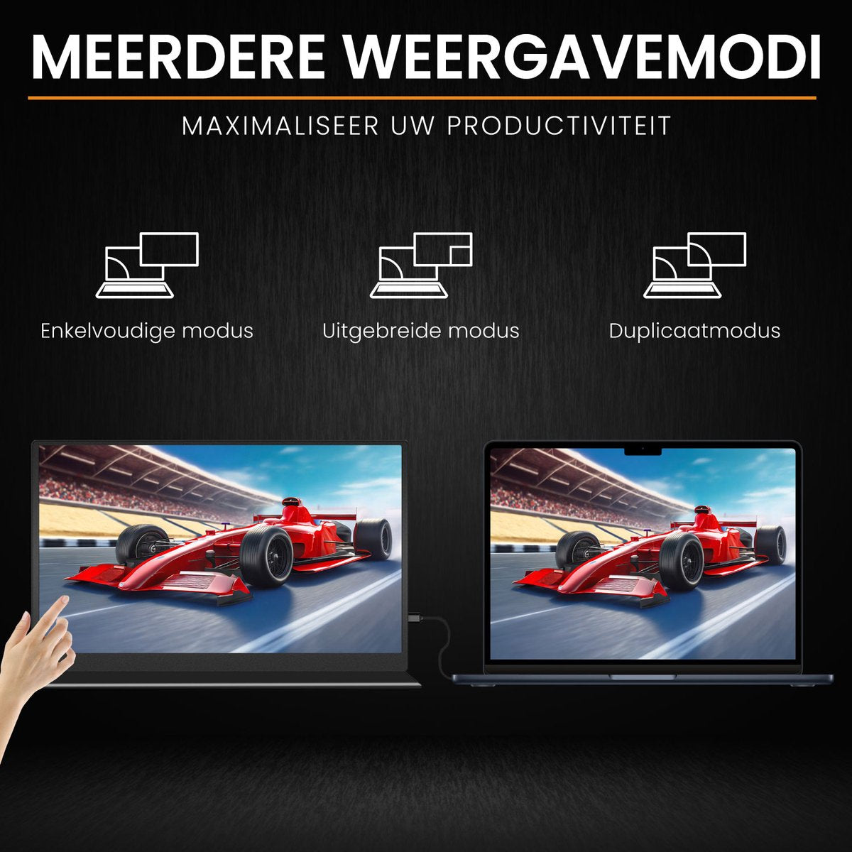 Draagbare Monitor Touchscreen 15,6 inch