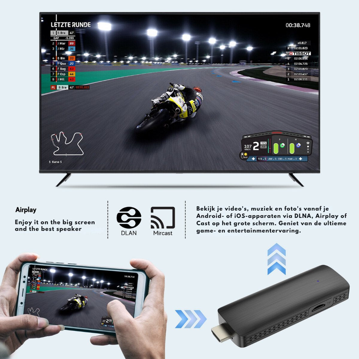 Android TV Streaming Stick - 4K UHD & HDR