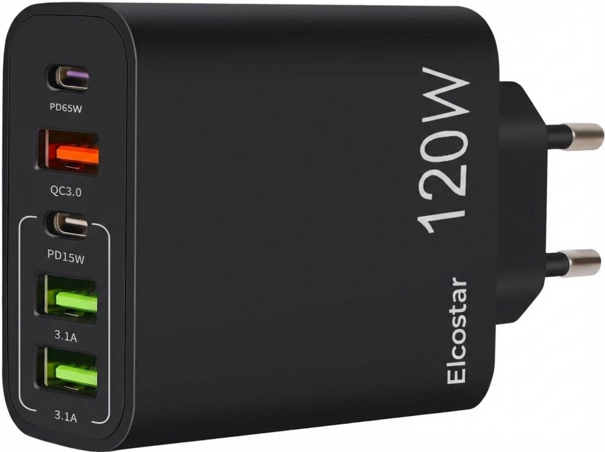 USB Adapter - 120W - (5P) - USB A & C