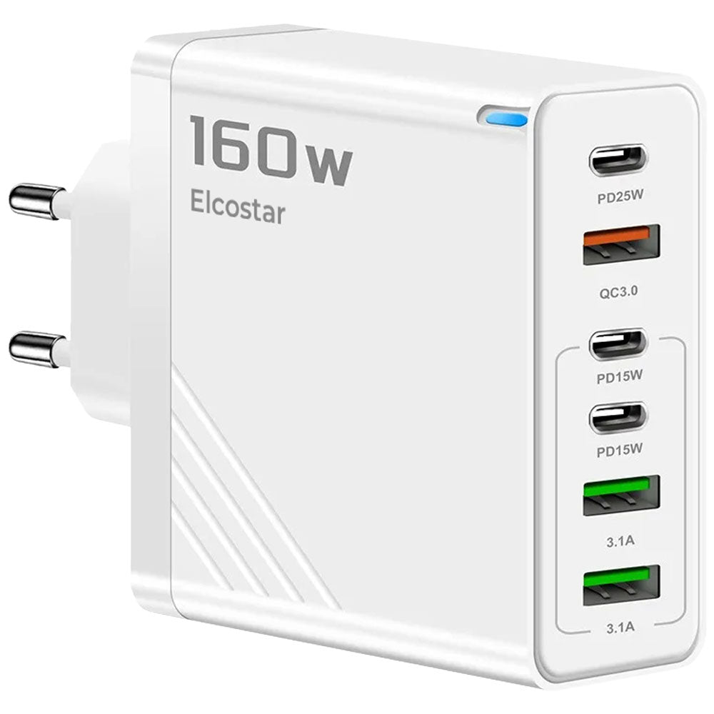 USB Adapter - 160W - (6P) - USB A & C