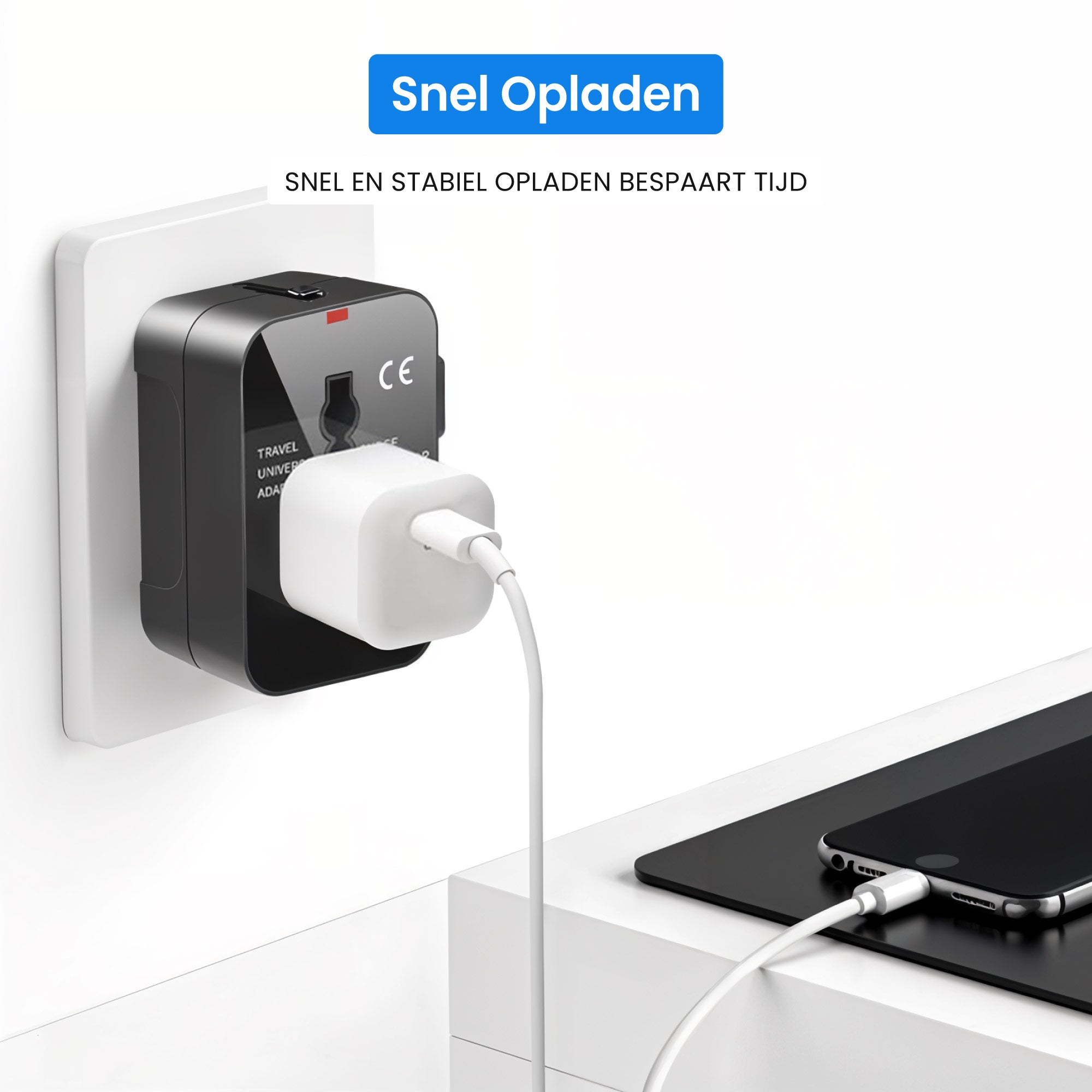 Travel Adapter - USB A & C