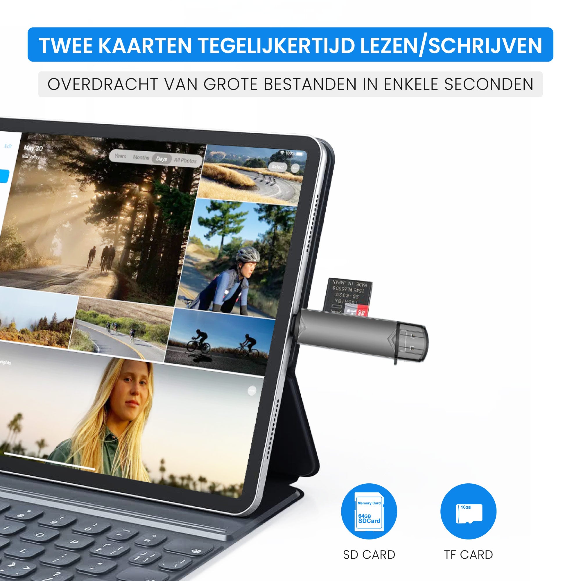 SD Kaartlezer 3-in-1 Stick