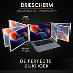 Portable Monitor Tri-Screen 15.6 inch
