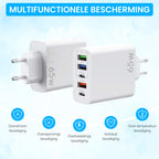 USB Adapter - 65W - (5P) - USB A & C