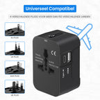 Travel Adapter - USB A & C