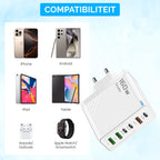 USB Adapter - 160W - (6P) - USB A & C