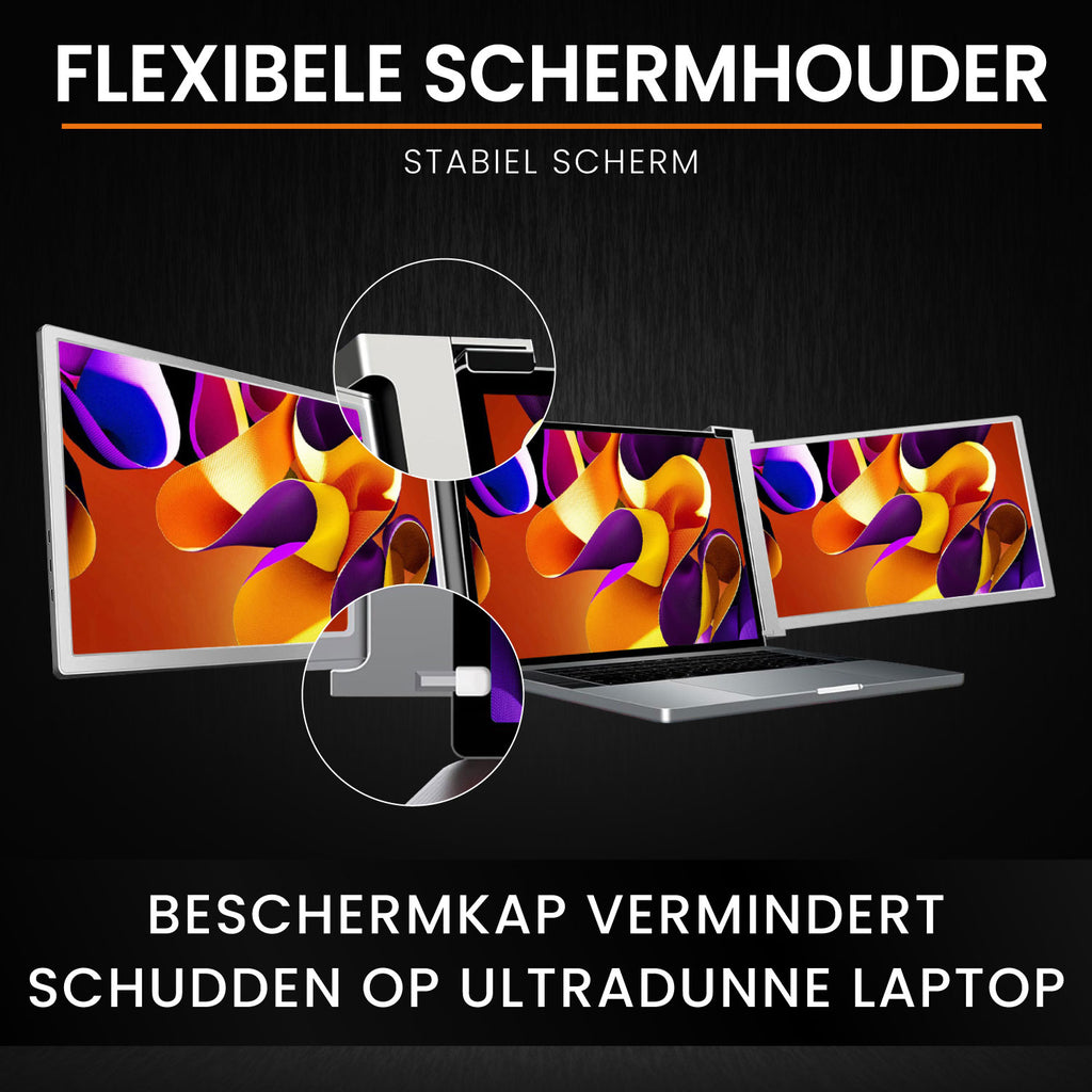 Portable Monitor Tri-Screen 15.6 inch