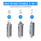 SD Card Reader 3-in-1 Stick