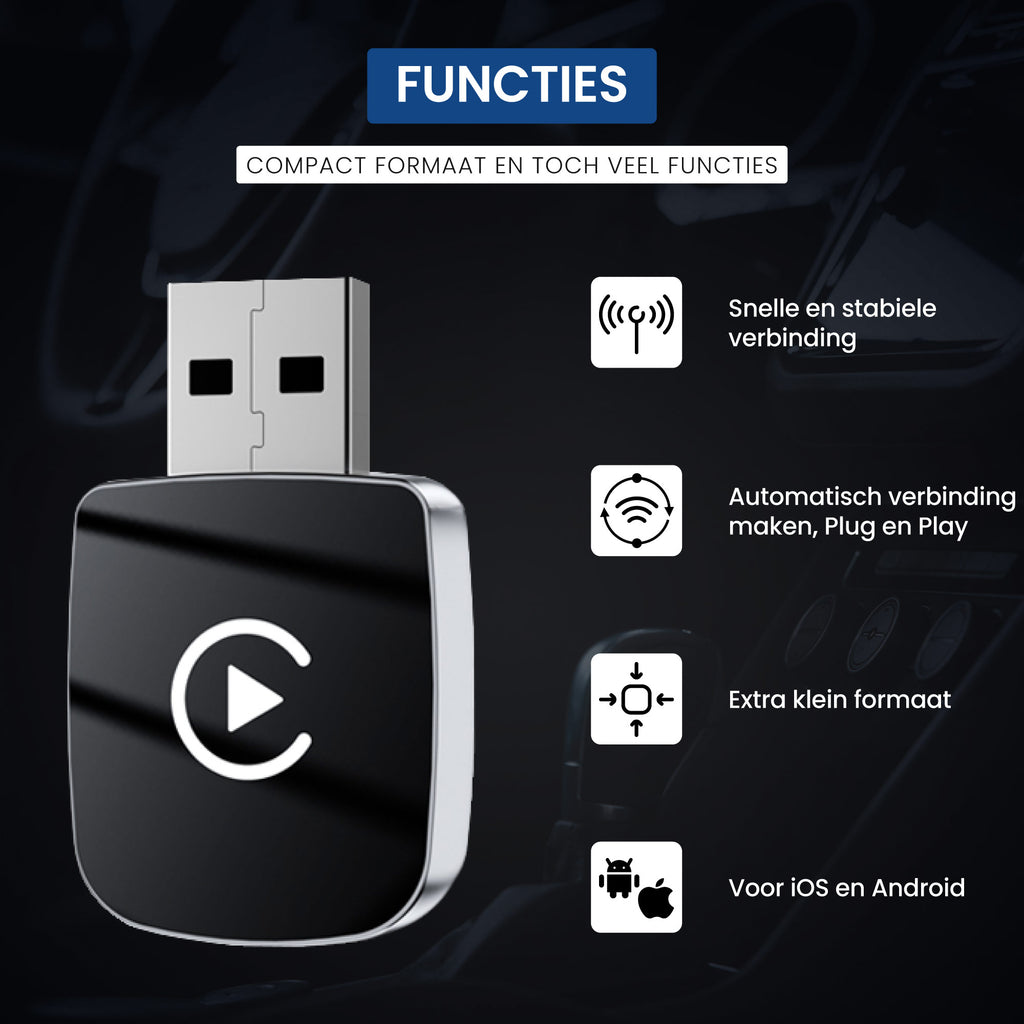 Carplay Dongle Mini - Android & Apple