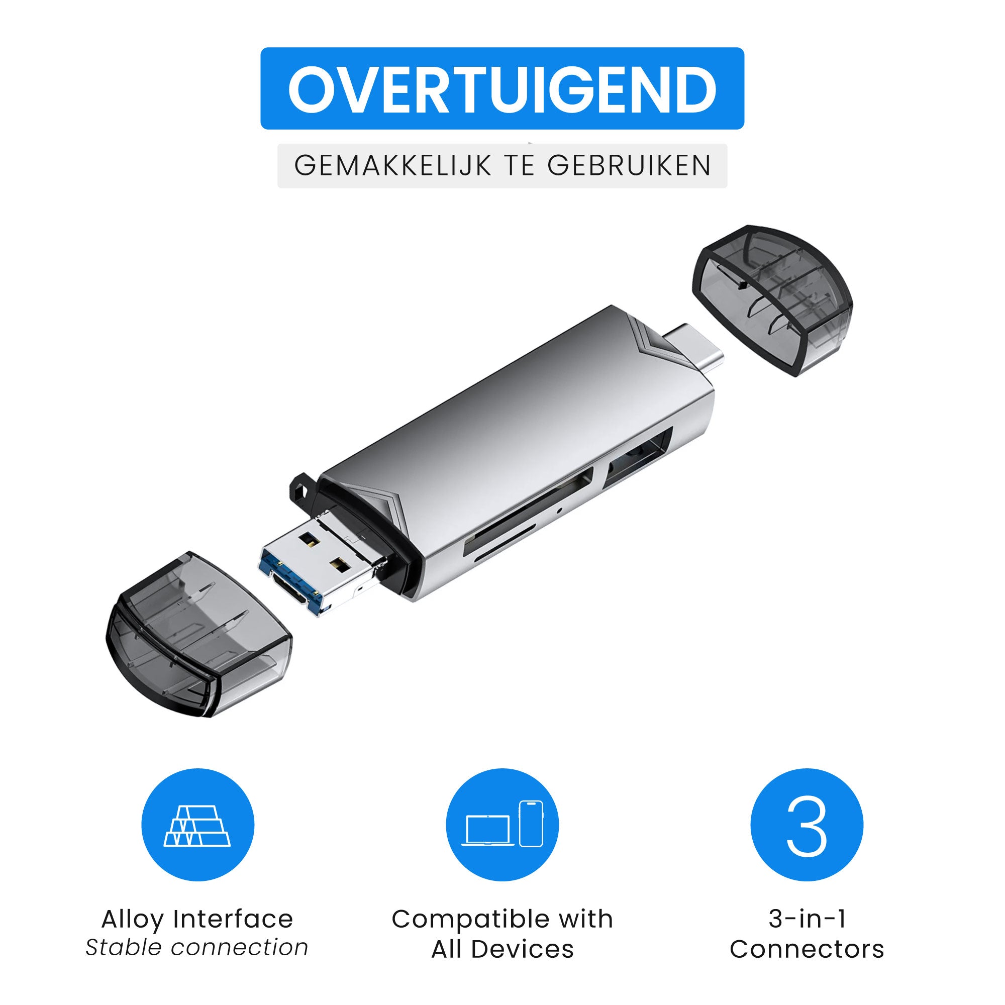 SD Kaartlezer 3-in-1 Stick