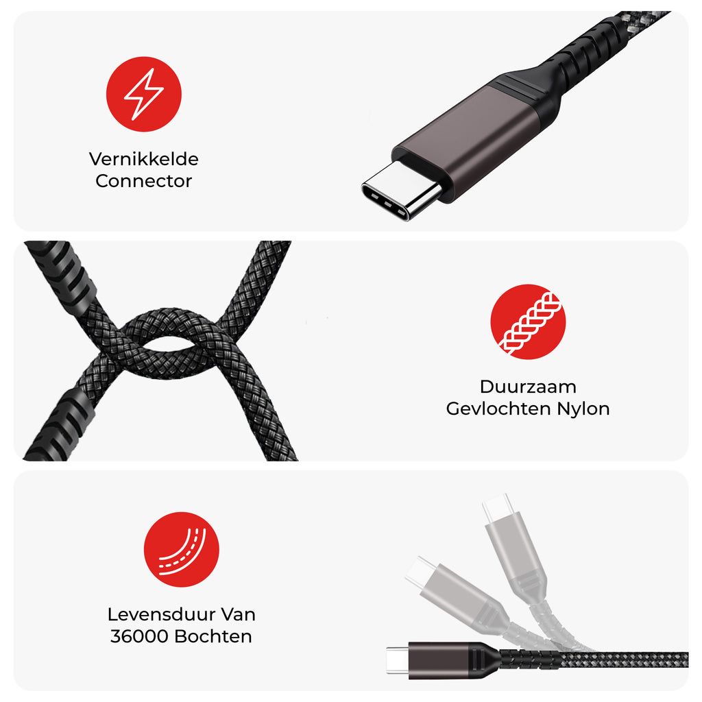 USB C Cable 60W - 1M