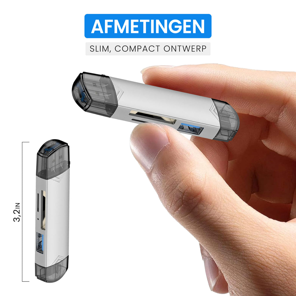 SD Card Reader 3-in-1 Stick