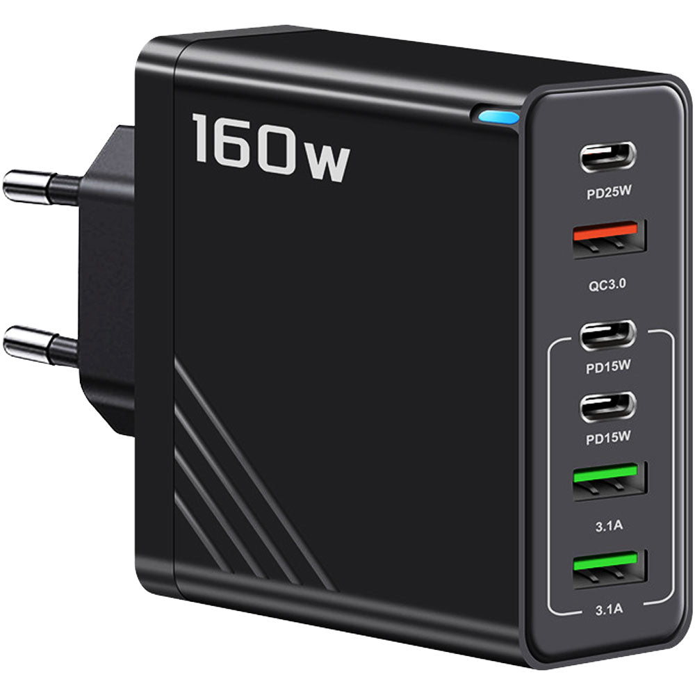 USB Adapter - 160W - (6P) - USB A & C