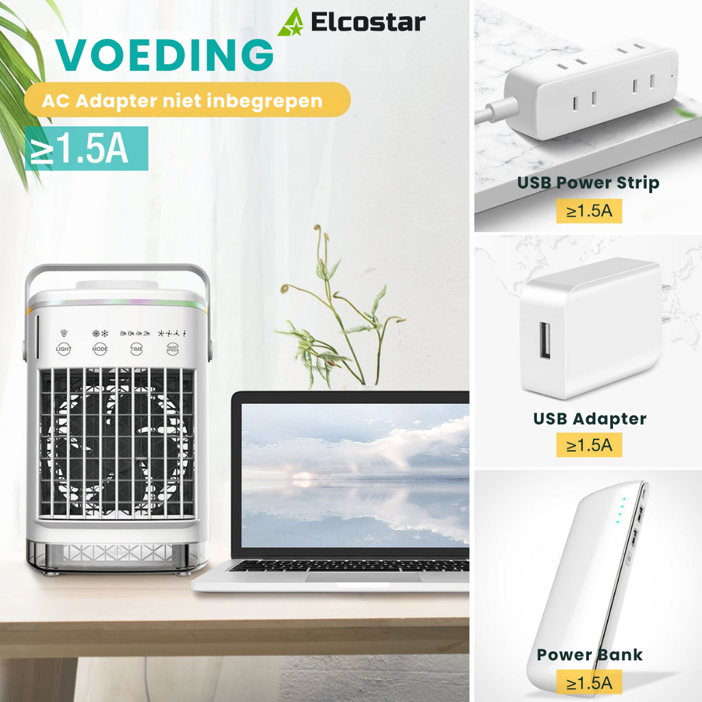 Premium Portable Mini Airco - 4-in-1