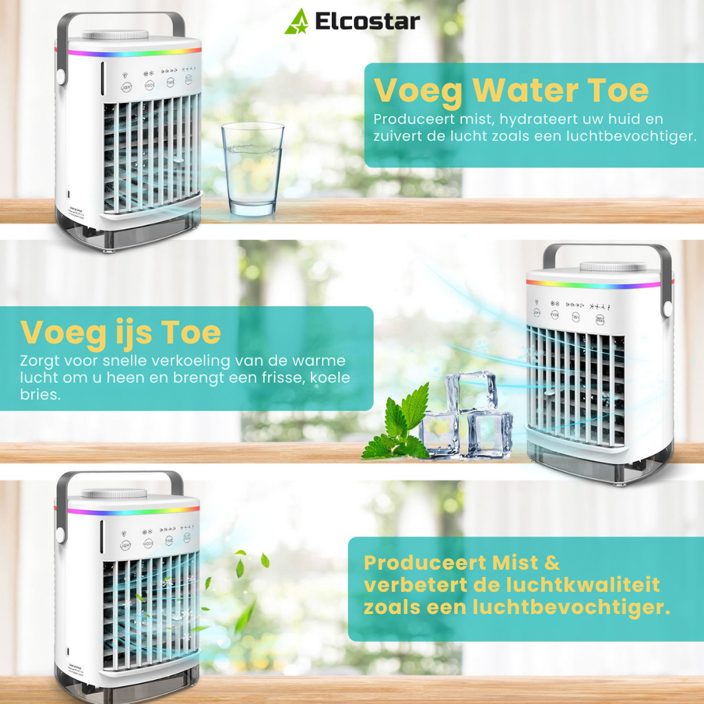 Premium Portable Mini Airco - 4-in-1