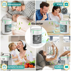 Premium Portable Mini Airco PRO - Built-in Battery - 4-in-1