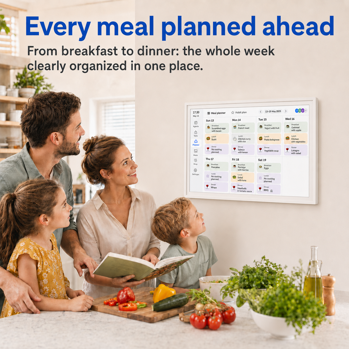 Digital Calendar & Photo Frame