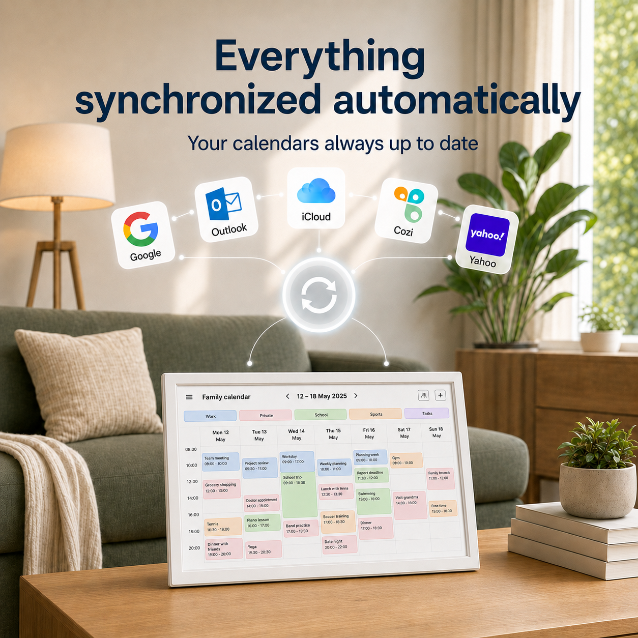 Digital Calendar & Photo Frame
