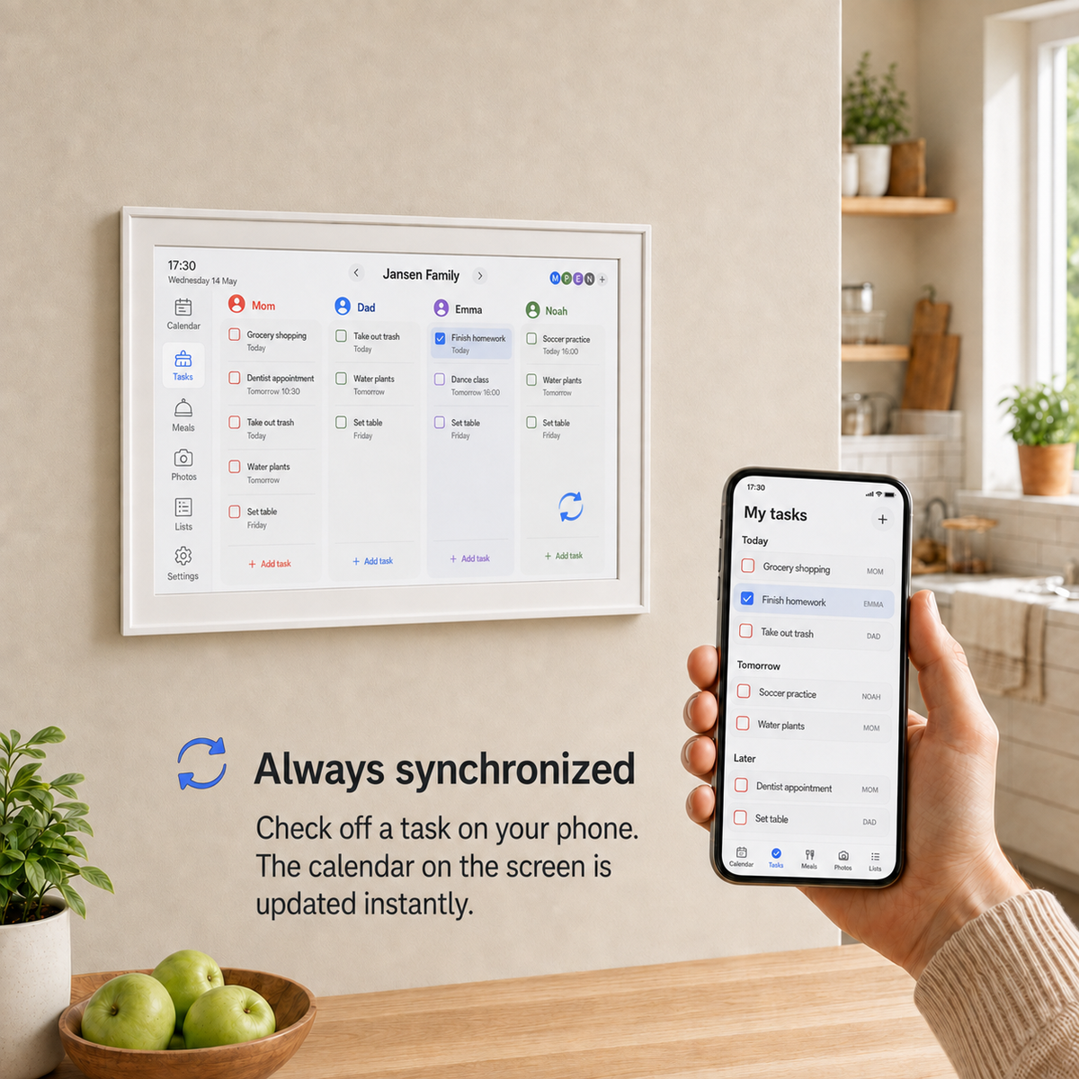 Digital Calendar & Photo Frame