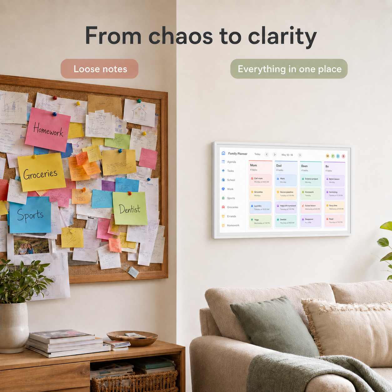 Digital Calendar & Photo Frame