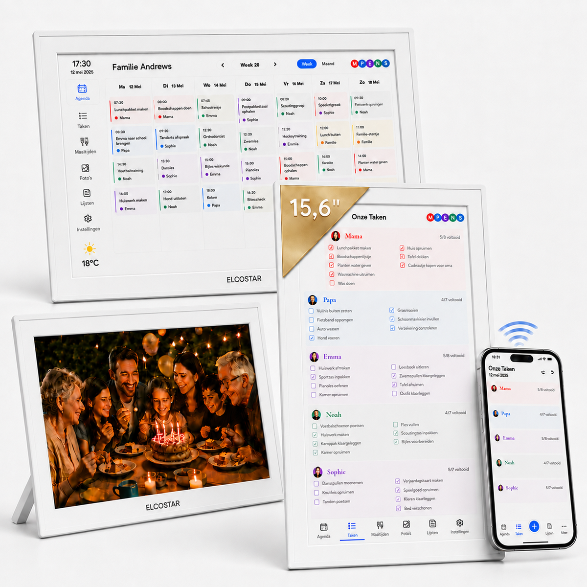 Digital Calendar & Photo Frame