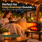 3D Fireplace Heater