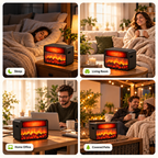 3D Fireplace Heater