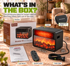 3D Fireplace Heater
