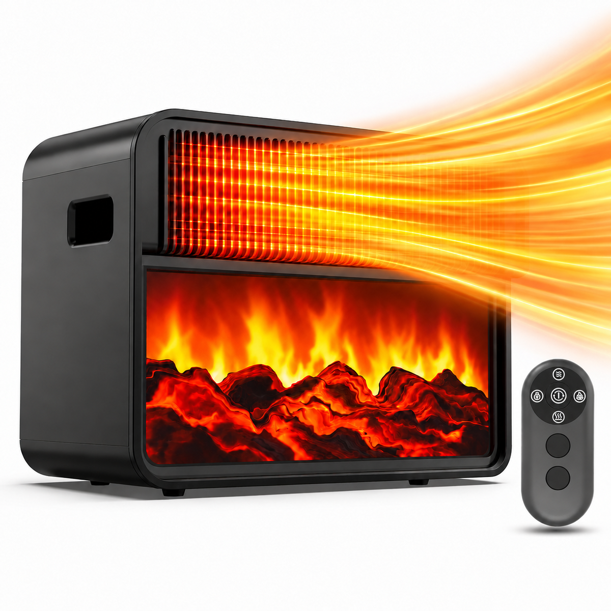 3D Fireplace Heater