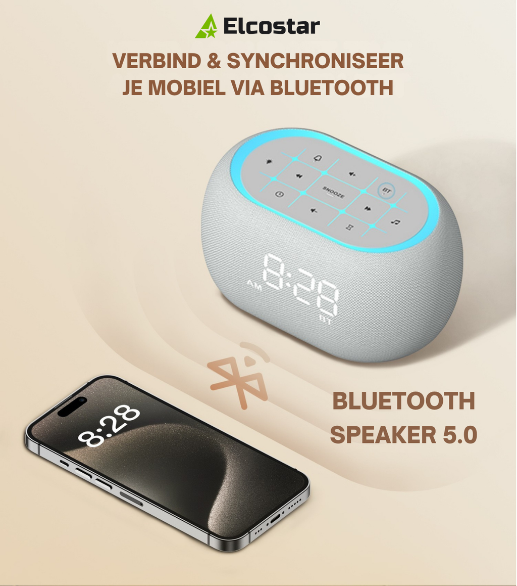 Digital White Noise Alarm Clock 2.0