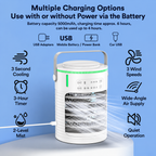 Premium Portable Mini Airco PRO - Built-in Battery - 4-in-1
