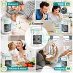 Premium Portable Mini Airco PRO - Built-in Battery - 4-in-1