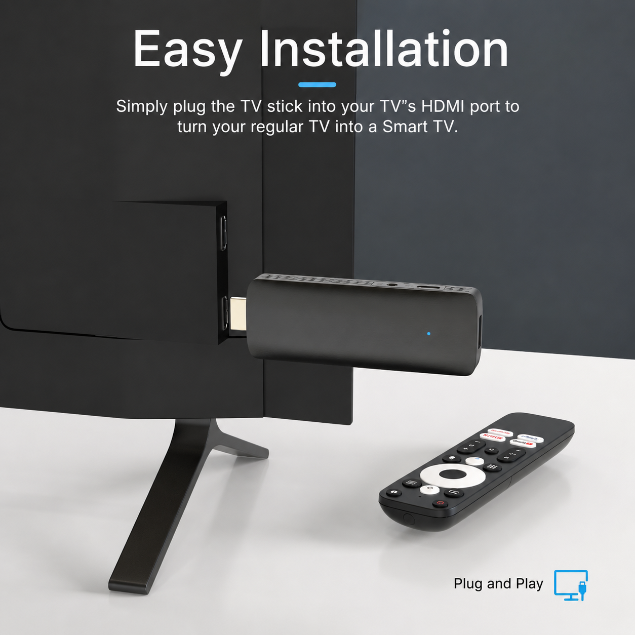 Android TV Streaming Stick - 4K UHD & HDR