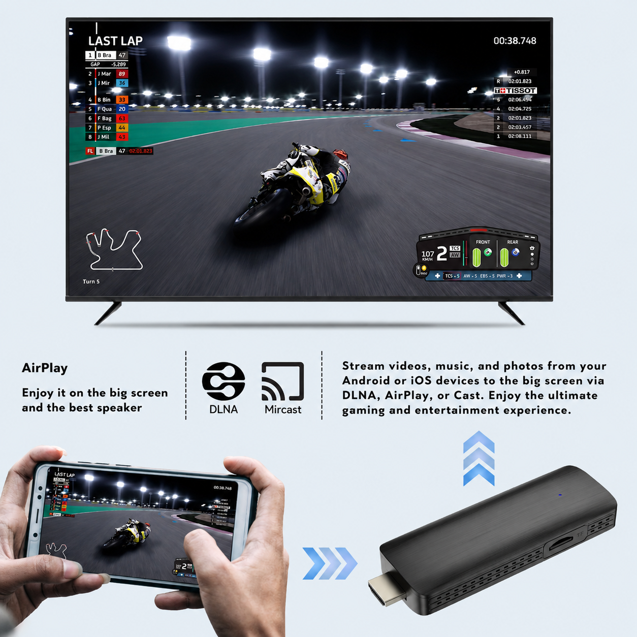 Android TV Streaming Stick - 4K UHD & HDR