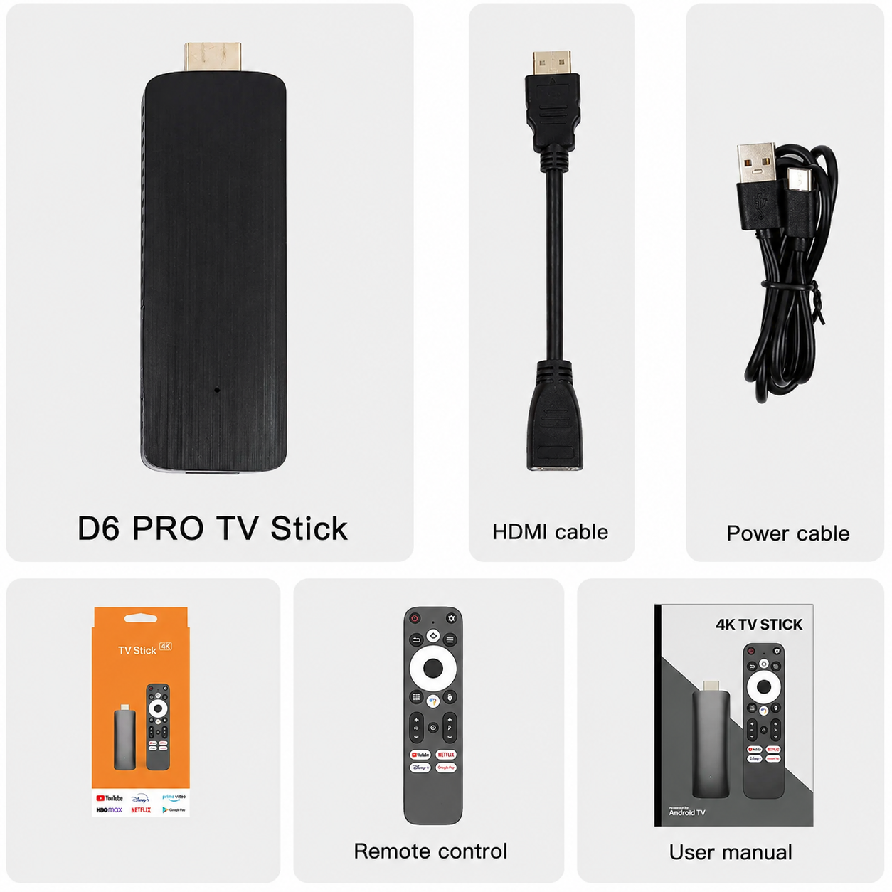 Android TV Streaming Stick - 4K UHD & HDR