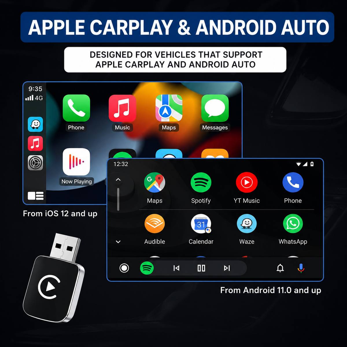 Carplay Dongle Mini - Android & Apple