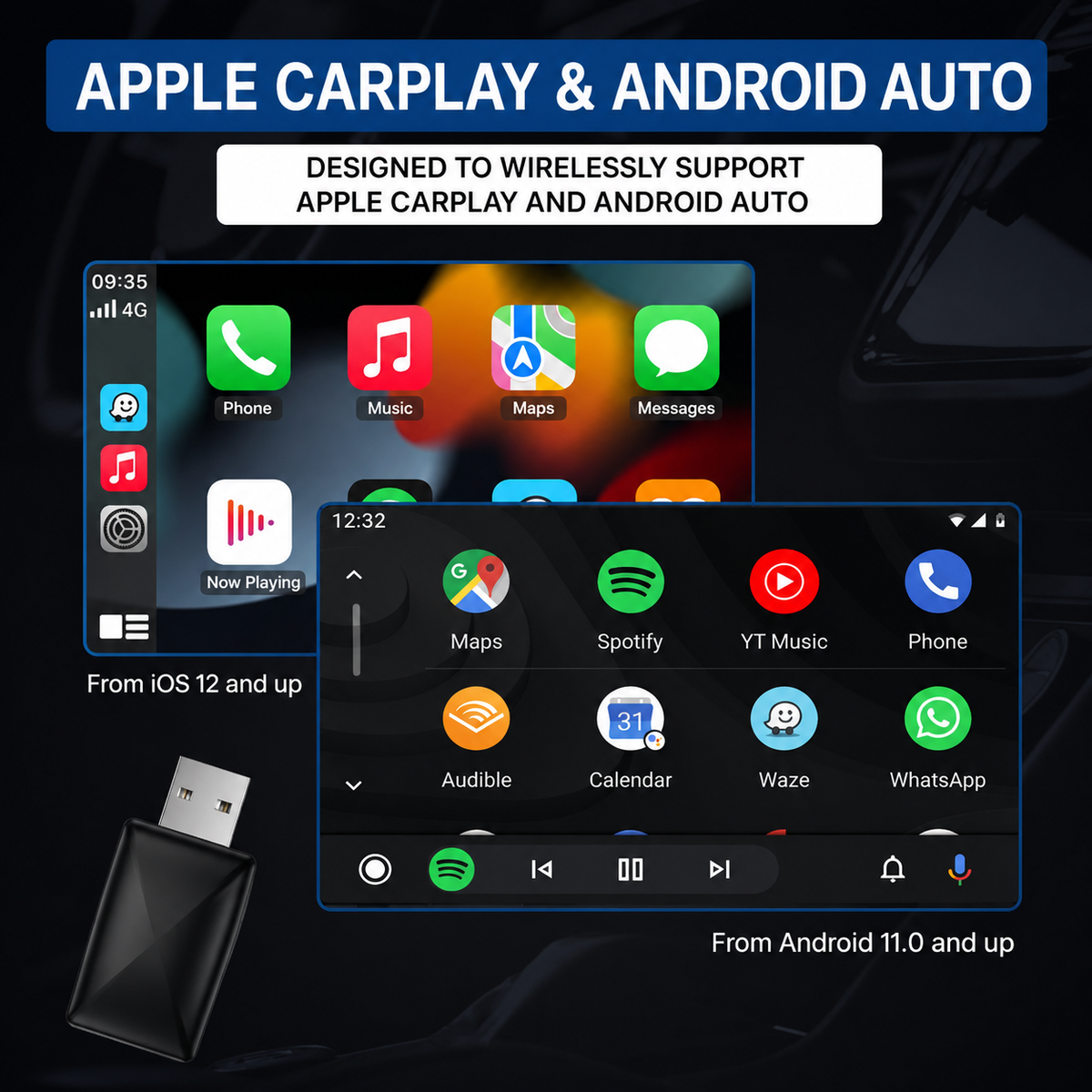 Carplay Dongle Premium - Android & Apple