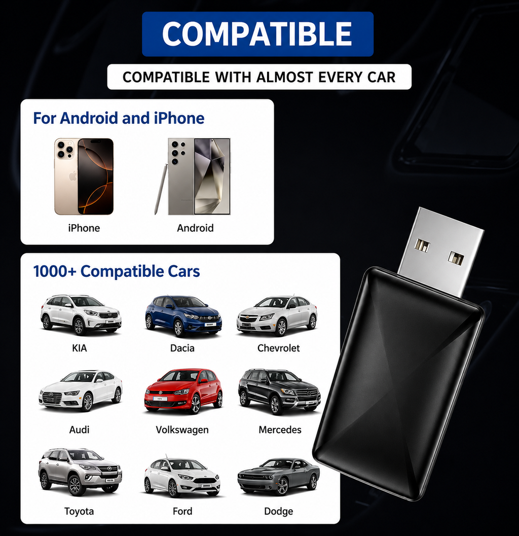 Carplay Dongle Premium - Android & Apple