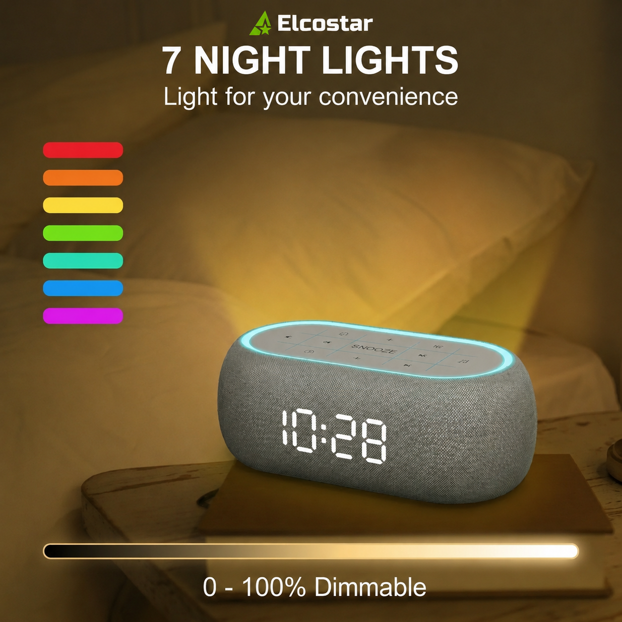 Digital White Noise Alarm Clock 2.0