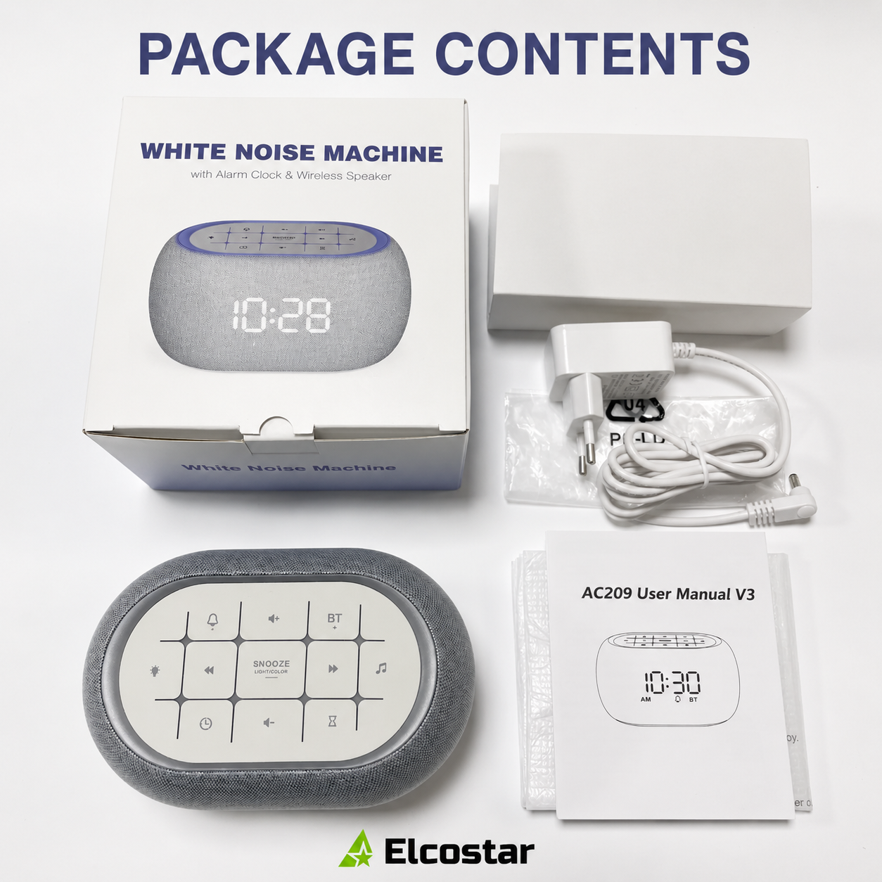 Digital White Noise Alarm Clock 2.0