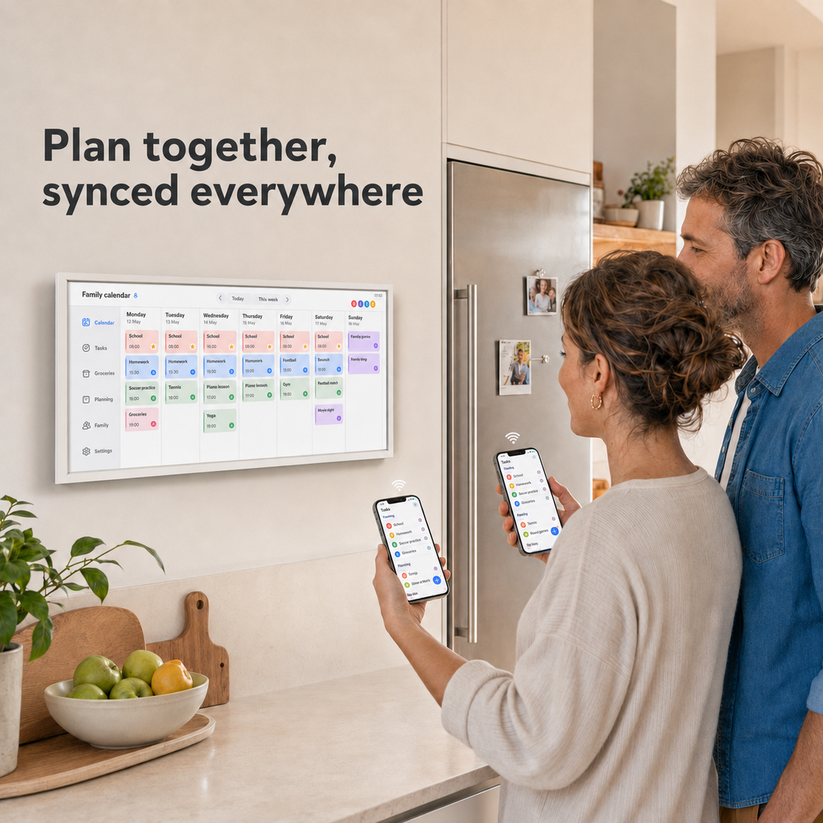 Digital Calendar & Photo Frame