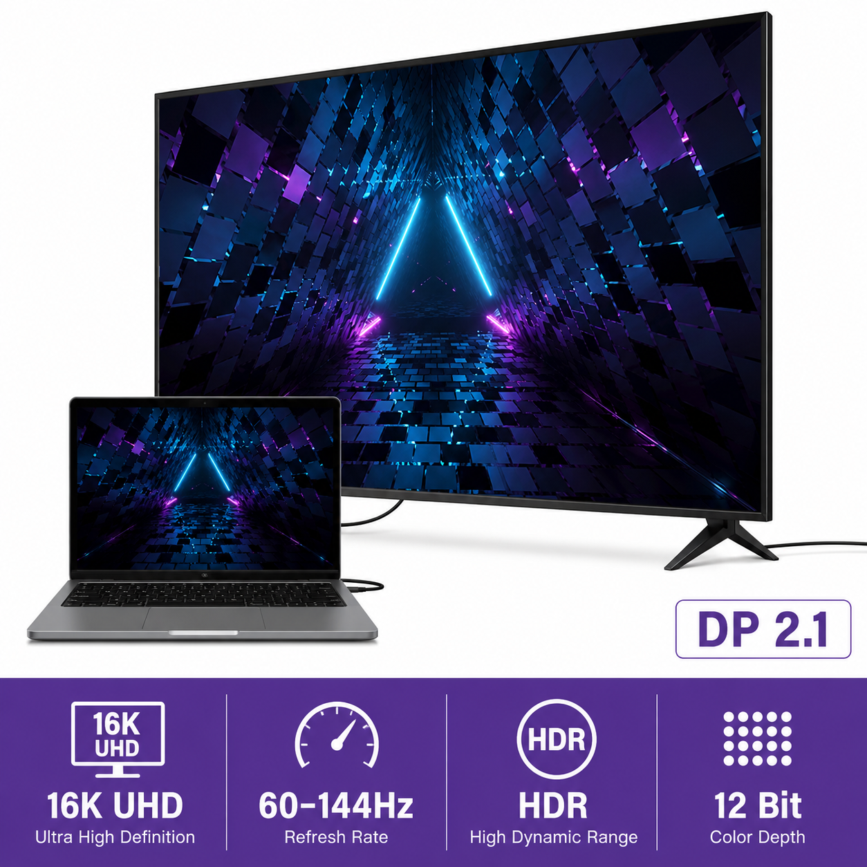 Displayport 2.1 Cable